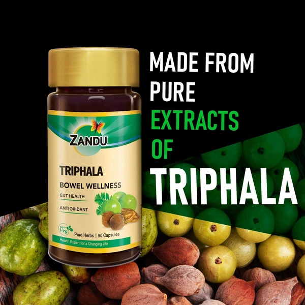 ZANDU PHARMACEUTICAL Triphala Tablets - Zandu  - 30 Tablets