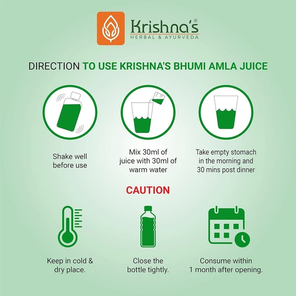 KRISHNA PHARMACY Bhumi Amla Ras - Krishna - 500ml