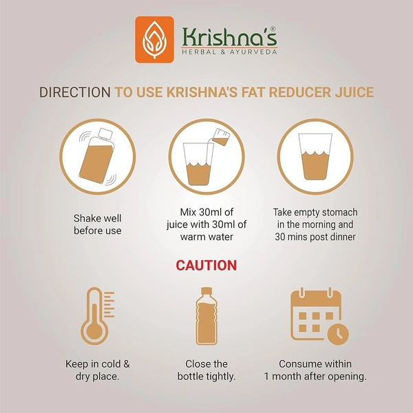 KRISHNA PHARMACY Fat Reducer Juice - Krishna - 500ml
