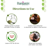 BANJARA'S Black Henna With Alovera Powder - Banjara - 50gm