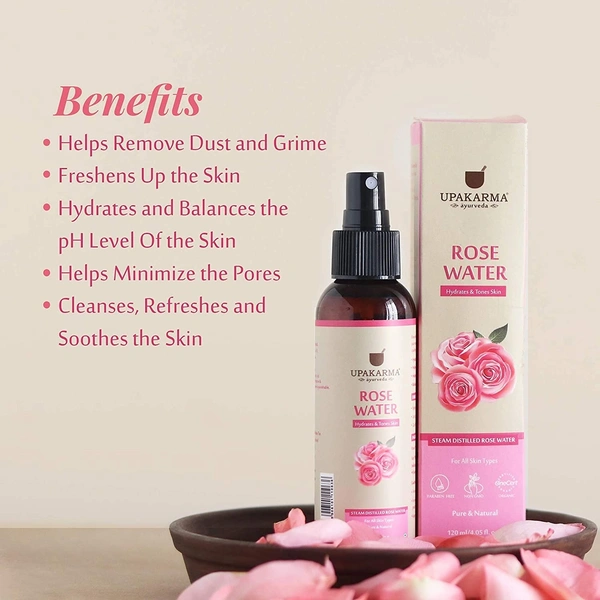 MANKIND PHARMA Rose Water - Upakarma - 120ml
