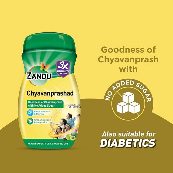 ZANDU PHARMACEUTICAL Chyavanprashad Sugar Free - Zandu  - 900Gm