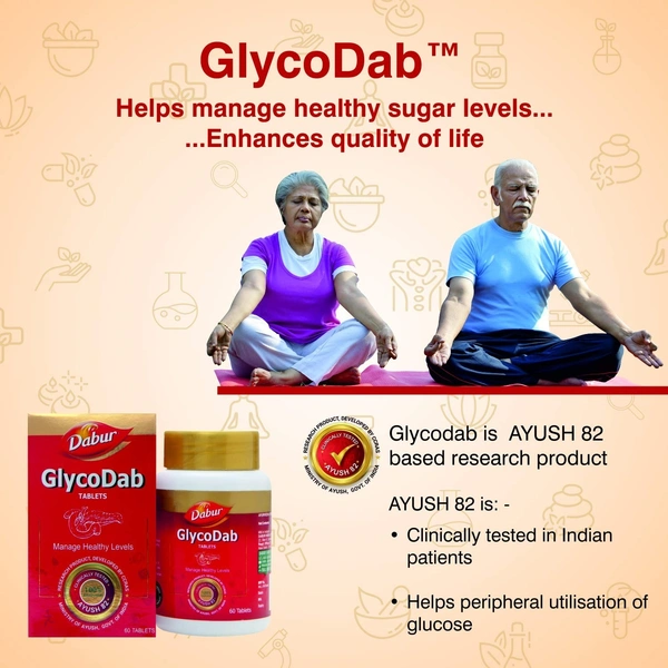 DABUR INDIA LIMITED Glycodab Tablet - Dabur  - 60Tablet