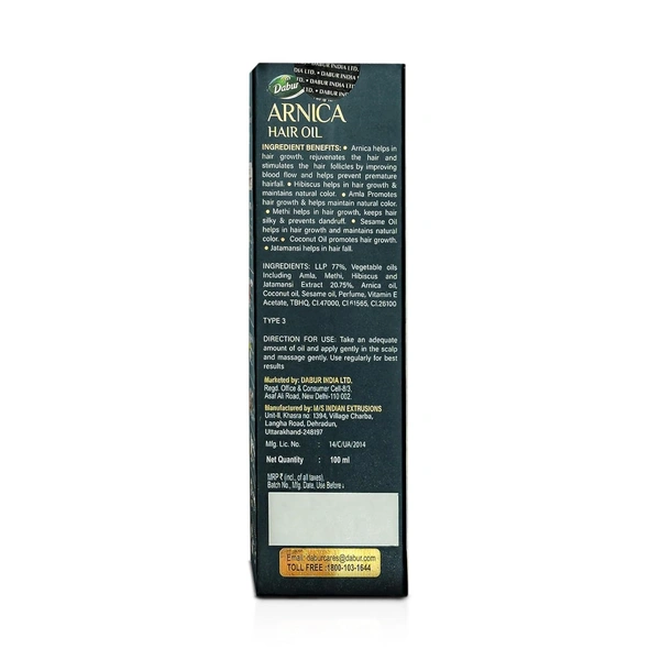 DABUR INDIA LIMITED Arnica Hair Oil Dabur - 100ml