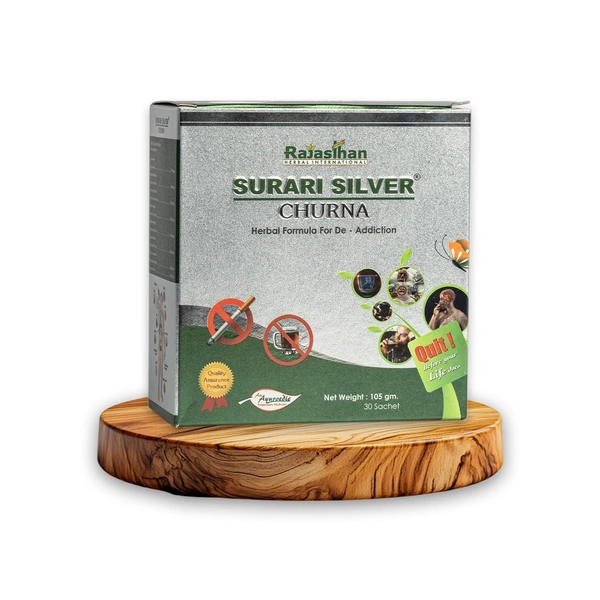 RAJASTHAN HERBALS  Surari Silver Churna - Rajasthan - 45gm