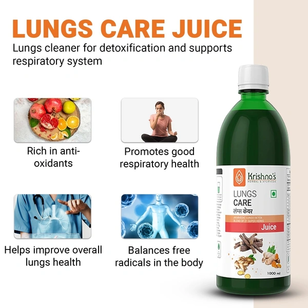 KRISHNA PHARMACY Lungs Care Juice  - Krishna'S - 1000ml