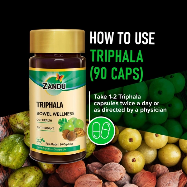 ZANDU PHARMACEUTICAL Triphala Tablets - Zandu  - 30 Tablets