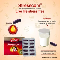 DABUR INDIA LIMITED Stresscom Capsulr - Dabur  - 10Capsule