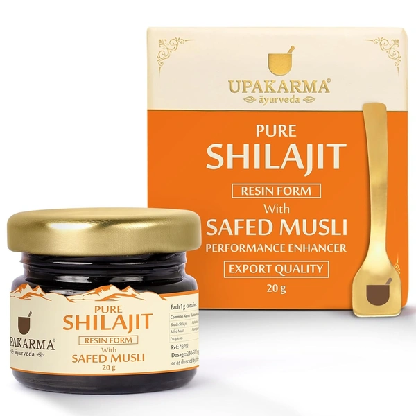 MANKIND PHARMA Pure Shilajit Resin Form With Safed Musli - Upakarma - 20g