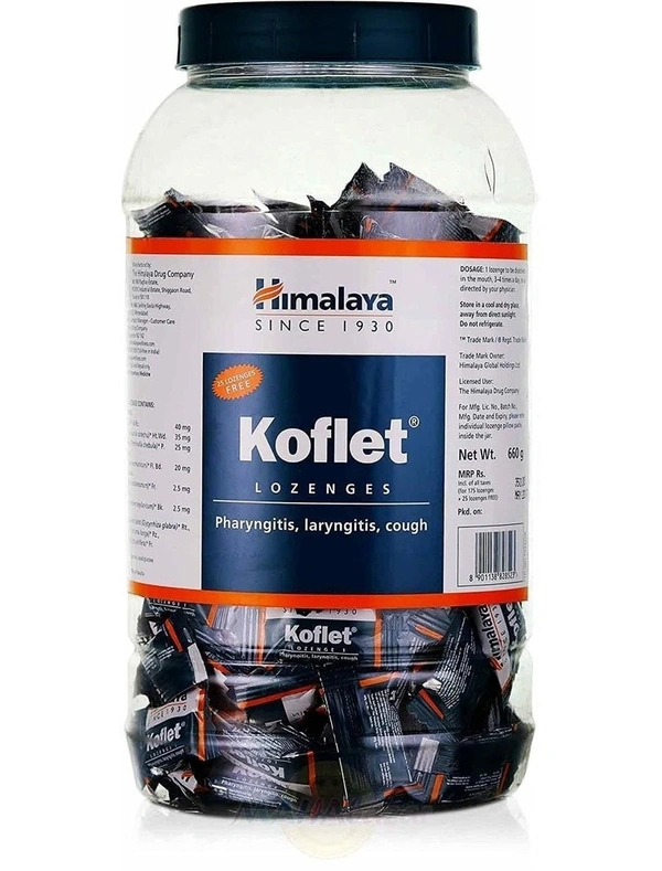 HIMALAYA DRUGS Koflet Lozenges - Himalaya - 175Tablets