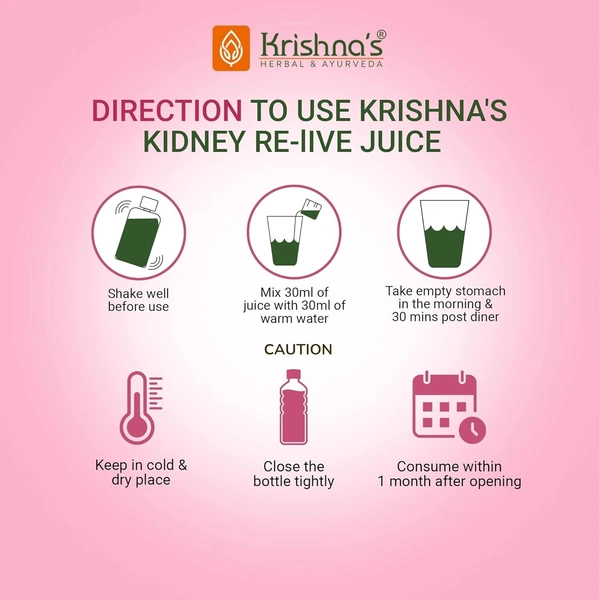 KRISHNA PHARMACY Kidney Re-Live Juice - Krishna'S - 1000ml