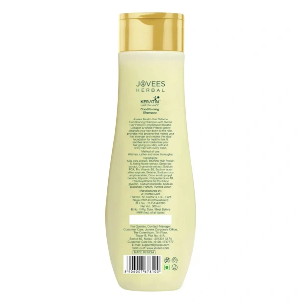 JOVEES HERBAL CARE Keratin Hair Balance Conditioning Shampoo - Jovees - 300ml