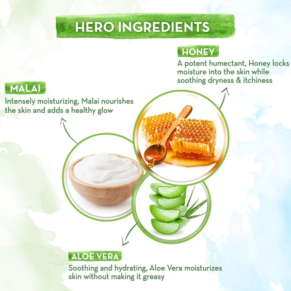MAMA EARTH Honey Malai Moisturizer - Mama Earth - 80G