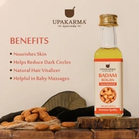 MANKIND PHARMA Ayurveda Badam Rogan Sweet Almond Oil - Upakarma  - 100ml