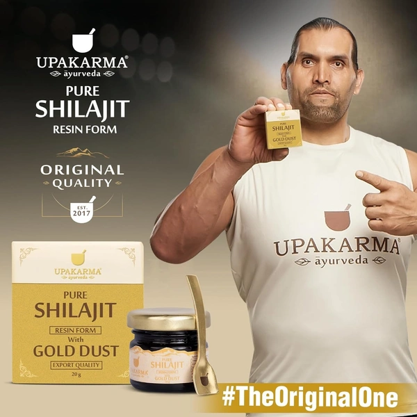 MANKIND PHARMA Pure Shilajit Resin Form With Gold Dust - Upkarma - 20g
