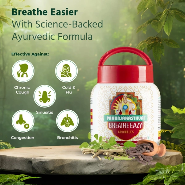 PANKAJA KASTHURI HERBALS Breathe Eazy Granules - Pankaja - 200g