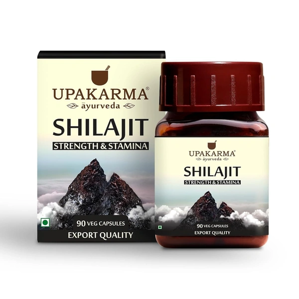 MANKIND PHARMA Ayurveda Shilajit 300Mg Veg Capsule - Upakarma - 90Capsules