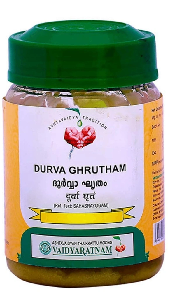 VAIDYARATHNAM Durva Ghrutham - Vaidyaratnam - 150Gm