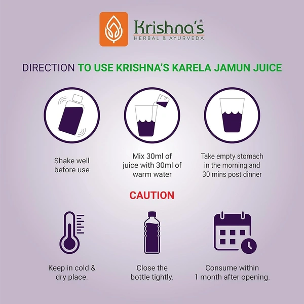KRISHNA PHARMACY Karela Jamun Mix - Krishna - 1000ml