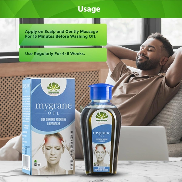 PANKAJA KASTHURI HERBALS Mygrane Oil - Pankaja - 100ml