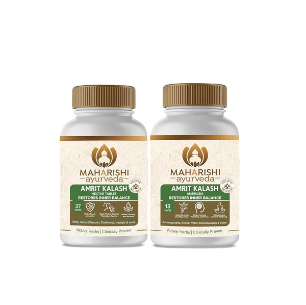 MAHARISHI AYURVEDA  Amrit Kalash Dual Pack Sugarfree - Maharishi - 60Tablets