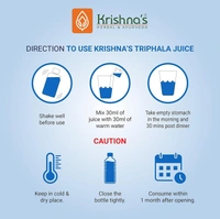 KRISHNA PHARMACY Triphala Juice - Krishna - 1000ML