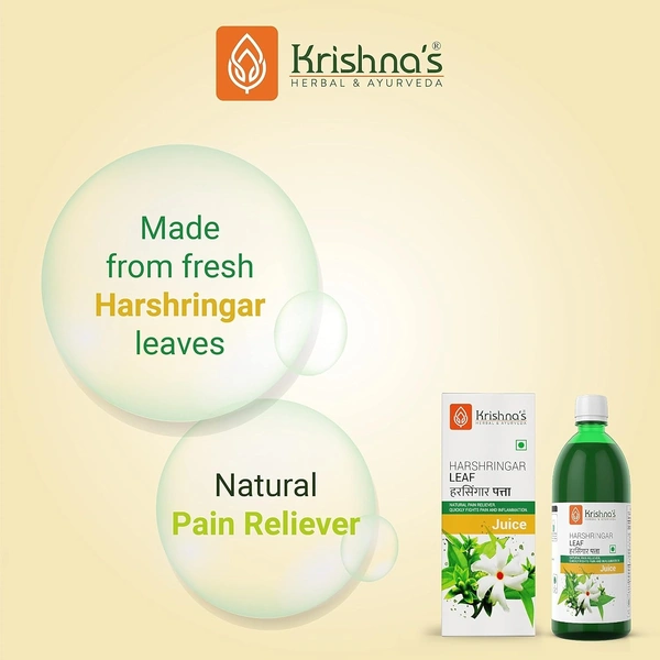 KRISHNA PHARMACY Harshringar Leaf Swaras - Krishna - 1000ml