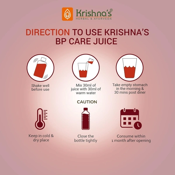 KRISHNA PHARMACY B.P.Care Juice - Krishna  - 500Ml