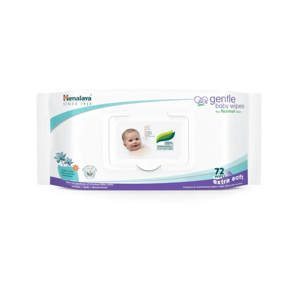 HIMALAYA DRUGS Gentle baby wipes - Himalaya - 12s