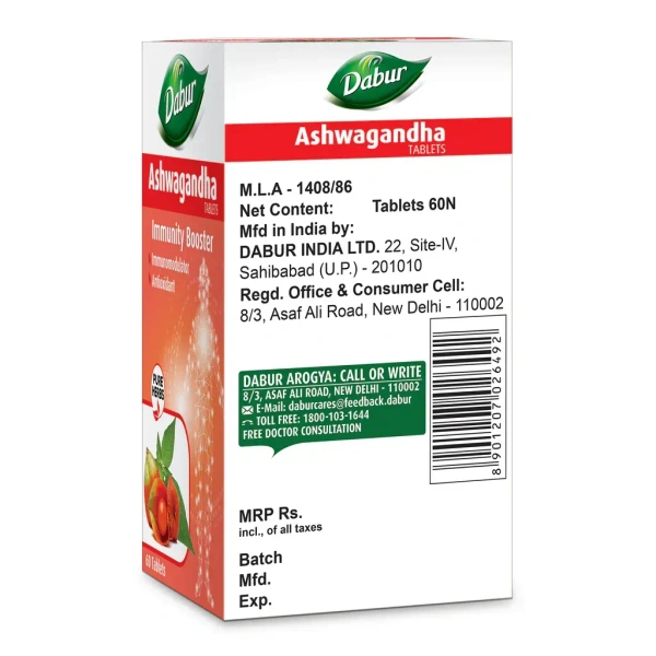 DABUR INDIA LIMITED Ashwagandha Tablet - Dabur - 60Tablet