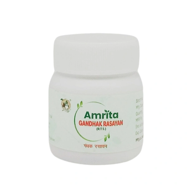 AMRITA DRUGS  Gandhak Rasayana - Amrita - 60 Tablet