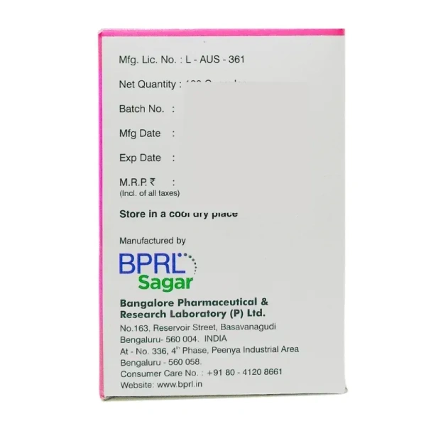 SAGAR PHARMACEUTICAL Gynovedan - Sagar  - 100Capsule