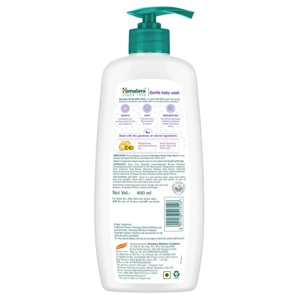 HIMALAYA PHARMA Gentle Baby Wash - Himalaya - 400ml