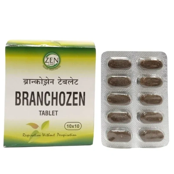ZEN LABS  Branchozen Capsule - Zenlab - 100Tablet