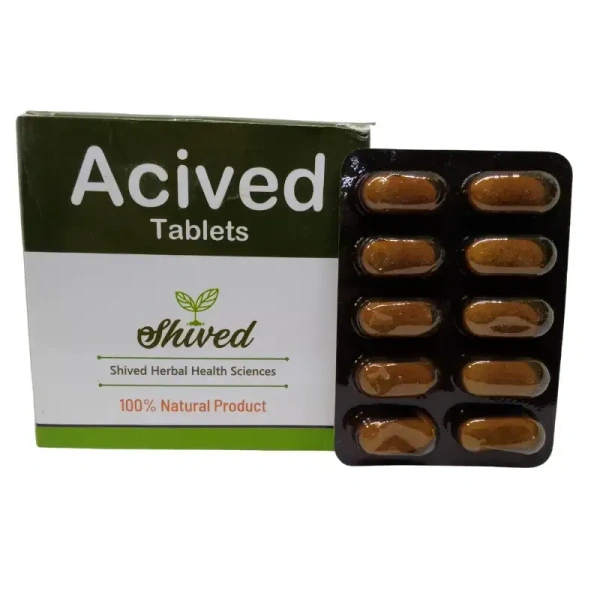 SHIVED HERBALS Acived Tablets - Shived - 10 Tablets