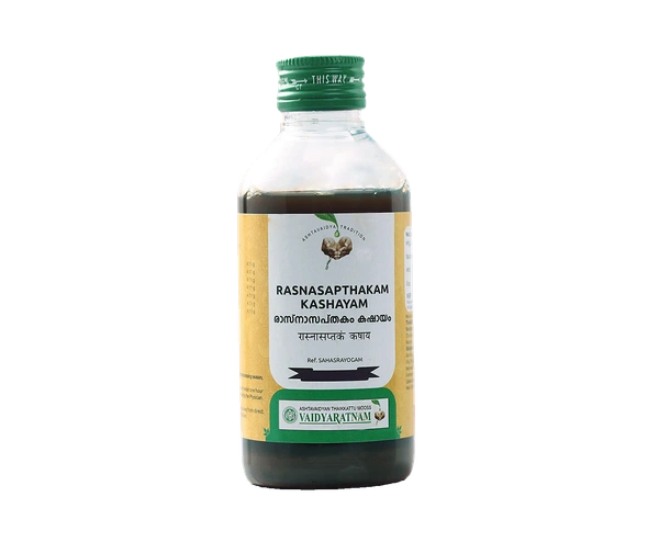 VAIDYARATHNAM Rasnasapthakam Kashyam - Vaidyaratnam  - 200Ml