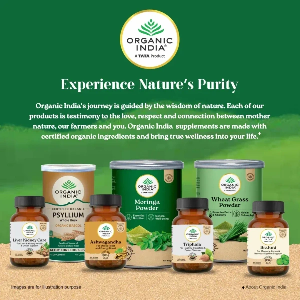 ORGANIC INDIA Psylium Husk  - Organic - 100g