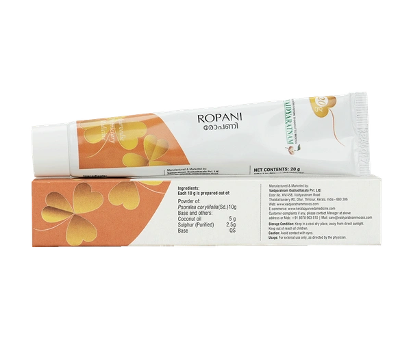 VAIDYARATHNAM Ropani Ointment - Vaidyaratnama - 20Gm