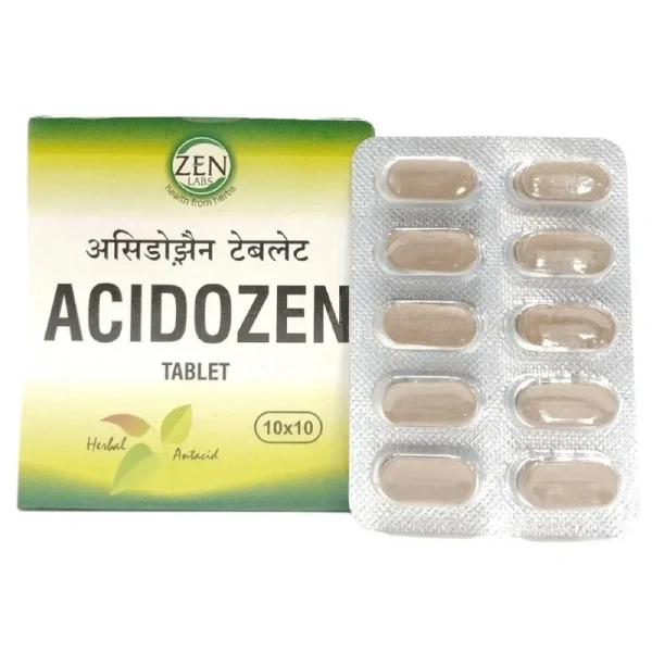 ZEN LABS  Acidozen Tablet - Zenlab - 100Tablet