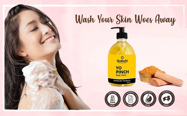 GUDUCHI THE AYURVEDI Yo Pinch Body Wash - Guduchi - 300ml
