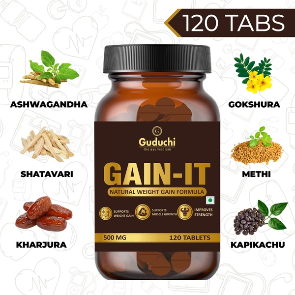 GUDUCHI THE AYURVEDI Gain It Tablet - Guduchi - 120Tablet