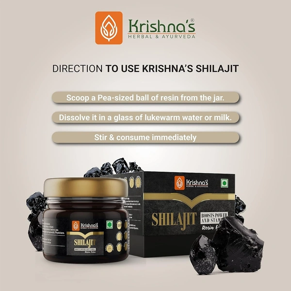 KRISHNA PHARMACY Shudh Shilajit - Krishna - 40GM