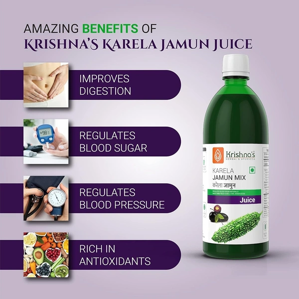 KRISHNA PHARMACY Karela Jamun Mix - Krishna - 1000ml