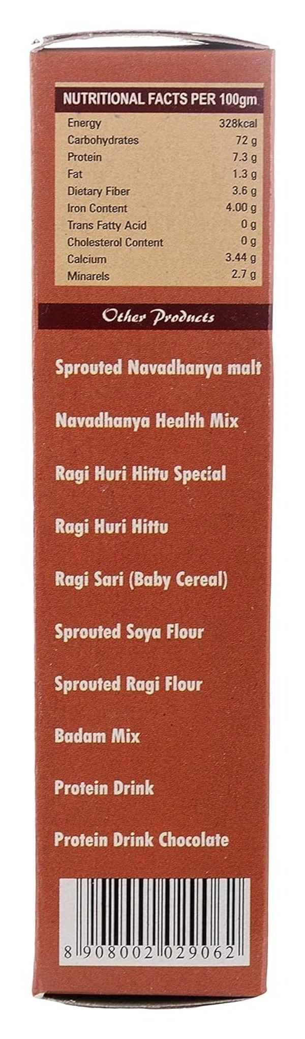 SHREE AGRO FOODS Navavita Sprouted Ragi Malt - Shree  - 500Gm