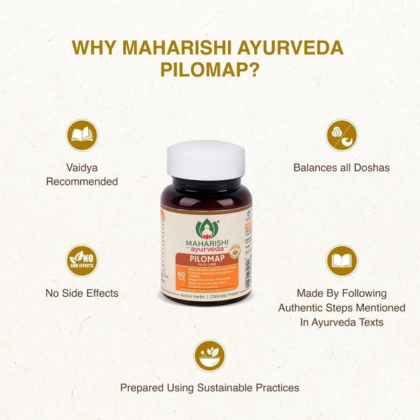 MAHARISHI AYURVEDA  Pilomap Tablets - Maharishi - 60Tablets