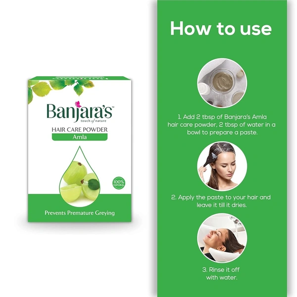 BANJARA'S Amla Hair Care Powder - Banjara - 100gm