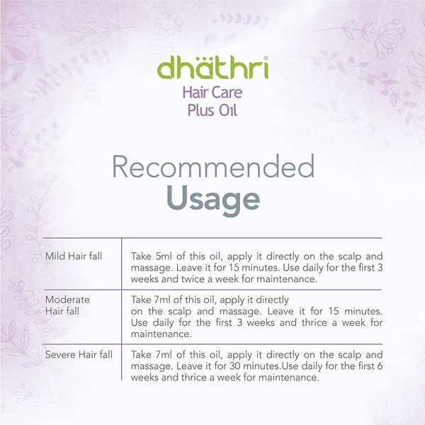 WARRIES HOSPITAL Dhathri Hair Care Plus Oil - Warries - 200Ml