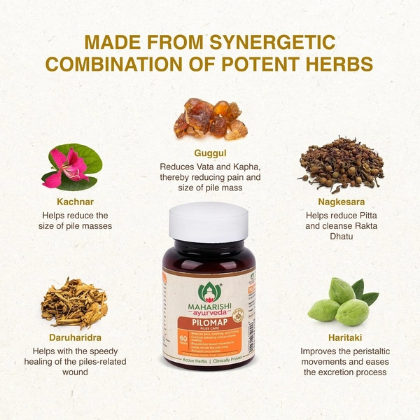 MAHARISHI AYURVEDA  Pilomap Tablets - Maharishi - 60Tablets