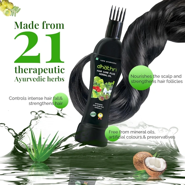 WARRIES HOSPITAL Dhathri Hair Care Herbal Oil - Warries - 100Ml