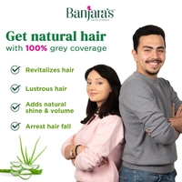 BANJARA'S Black Henna With Alovera Powder - Banjara - 50gm